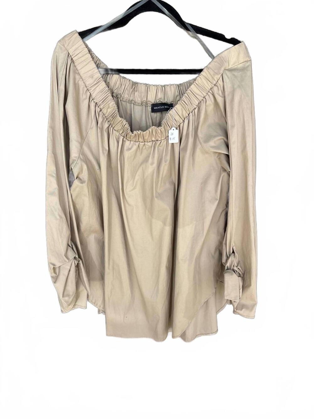 NEW WHOLESALESIR women's miracle berry oversized off the shoulder top - plus siz